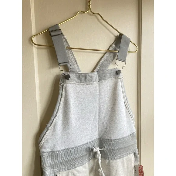 Free People Movement Making It Athleisure Overalls Women's XS Heather Grey - Picture 3 of 8
